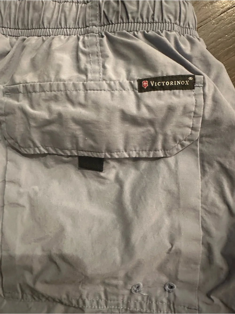 Victorinox  Blue Swim Shorts with Contrast Drawstring. Size XL